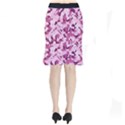 Standard Violet Pink Camouflage Army Military Girl Mermaid Skirt View2