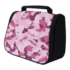 Standard Violet Pink Camouflage Army Military Girl Full Print Travel Pouch (small)