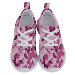 Standard Violet Pink Camouflage Army Military Girl Running Shoes by snek