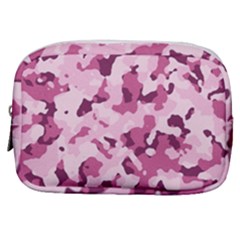 Standard Violet Pink Camouflage Army Military Girl Make Up Pouch (small) by snek