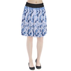 Standard Light Blue Camouflage Army Military Pleated Skirt by snek