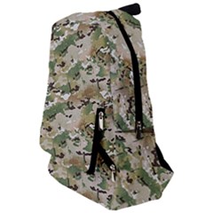 Wood Camouflage Military Army Green Khaki Pattern Travelers  Backpack by snek