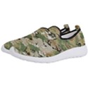 Wood camouflage military army green khaki pattern Men s Slip On Sneakers View2