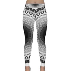 Mandala Calming Coloring Page Classic Yoga Leggings by Pakrebo