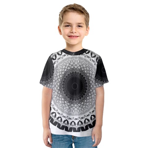 Mandala Calming Coloring Page Kids  Sport Mesh Tee by Pakrebo