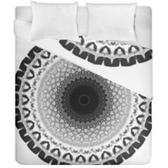 Mandala Calming Coloring Page Duvet Cover Double Side (california King Size) by Pakrebo