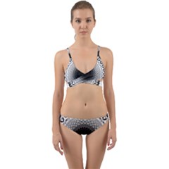 Mandala Calming Coloring Page Wrap Around Bikini Set by Pakrebo