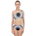 Mandala Calming Coloring Page Spliced Up Two Piece Swimsuit View1