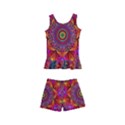 Kaleidoscope Pattern Ornament Kids  Boyleg Swimsuit View1