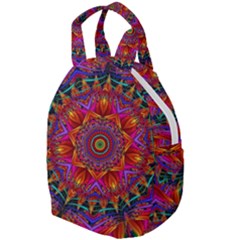 Kaleidoscope Pattern Ornament Travel Backpacks by Pakrebo