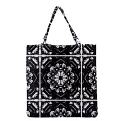 Kaleidoscope Mandala Art Grocery Tote Bag by Pakrebo