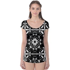 Kaleidoscope Mandala Art Boyleg Leotard  by Pakrebo