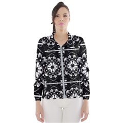 Kaleidoscope Mandala Art Windbreaker (women) by Pakrebo