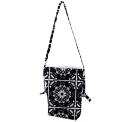 Kaleidoscope Mandala Art Folding Shoulder Bag