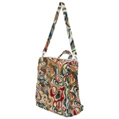 Abstract Background Pattern Art Crossbody Backpack