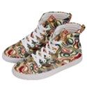 Abstract Background Pattern Art Men s Hi-Top Skate Sneakers View2