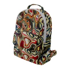 Abstract Background Pattern Art Flap Pocket Backpack (large)