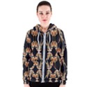 Kaleidoscope Symmetry Pattern Girls Women s Zipper Hoodie View1