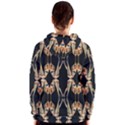 Kaleidoscope Symmetry Pattern Girls Women s Zipper Hoodie View2