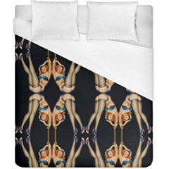 Kaleidoscope Symmetry Pattern Girls Duvet Cover (california King Size) by Pakrebo