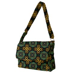 Kaleidoscope Pattern Seamless Full Print Messenger Bag