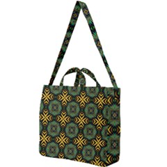 Kaleidoscope Pattern Seamless Square Shoulder Tote Bag by Pakrebo