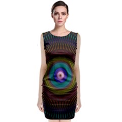 Artskop Kaleidoscope Pattern Classic Sleeveless Midi Dress