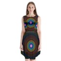 Artskop Kaleidoscope Pattern Sleeveless Chiffon Dress   View1