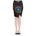 Artskop Kaleidoscope Pattern Midi Wrap Pencil Skirt View1