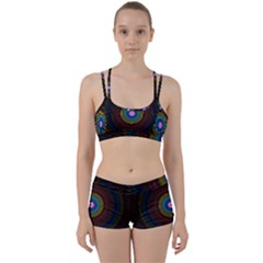 Artskop Kaleidoscope Pattern Perfect Fit Gym Set by Pakrebo