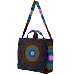 Artskop Kaleidoscope Pattern Square Shoulder Tote Bag