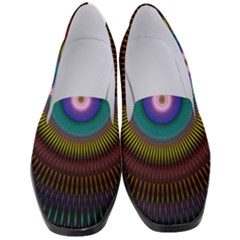 Artskop Kaleidoscope Pattern Women s Classic Loafer Heels by Pakrebo