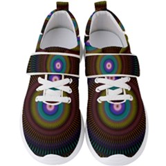 Artskop Kaleidoscope Pattern Men s Velcro Strap Shoes