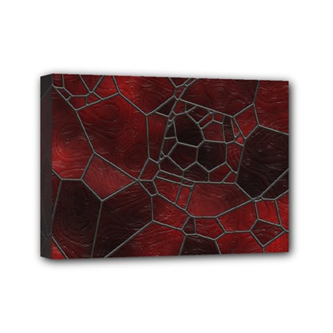 Mosaic Glass Glass Mosaic Colorful Mini Canvas 7  X 5  (stretched) by Pakrebo