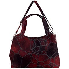 Mosaic Glass Glass Mosaic Colorful Double Compartment Shoulder Bag