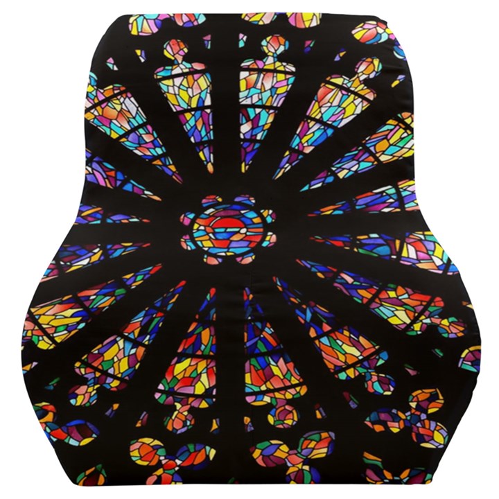 Church Stained Glass Windows Colors Car Seat Back Cushion 