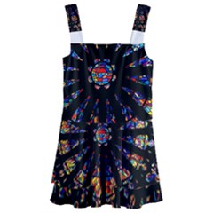 Church Stained Glass Windows Colors Kids  Layered Skirt Swimsuit