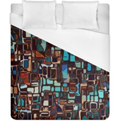 Stained Glass Mosaic Abstract Duvet Cover (california King Size) by Pakrebo