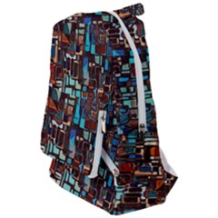 Stained Glass Mosaic Abstract Travelers  Backpack