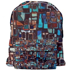 Stained Glass Mosaic Abstract Giant Full Print Backpack by Pakrebo