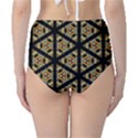 Pattern Stained Glass Triangles Classic High-Waist Bikini Bottoms View2