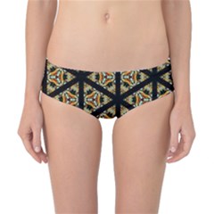 Pattern Stained Glass Triangles Classic Bikini Bottoms by Pakrebo