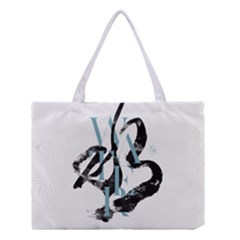 Water Calligraphy  Medium Tote Bag by EMWdesign