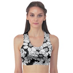 Mandala Calming Coloring Page Sports Bra by Pakrebo