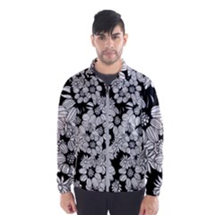 Mandala Calming Coloring Page Windbreaker (men) by Pakrebo