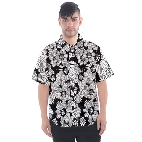 Mandala Calming Coloring Page Men s Short Sleeve Shirt by Pakrebo