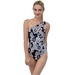 Mandala Calming Coloring Page To One Side Swimsuit by Pakrebo