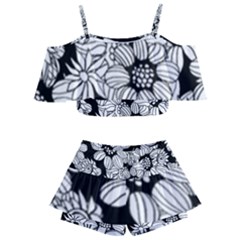 Mandala Calming Coloring Page Kids  Off Shoulder Skirt Bikini by Pakrebo