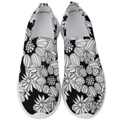 Mandala Calming Coloring Page Men s Slip On Sneakers