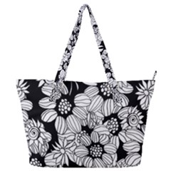 Mandala Calming Coloring Page Full Print Shoulder Bag